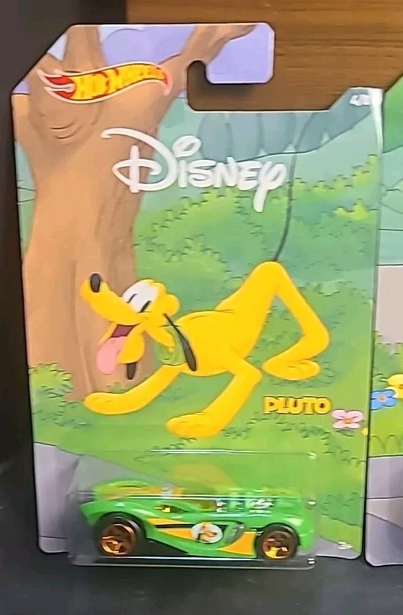 3 Disney Hot Wheels Cars Minni Mouse, Goofy, And Pluto New In Box - Image 2 of 4