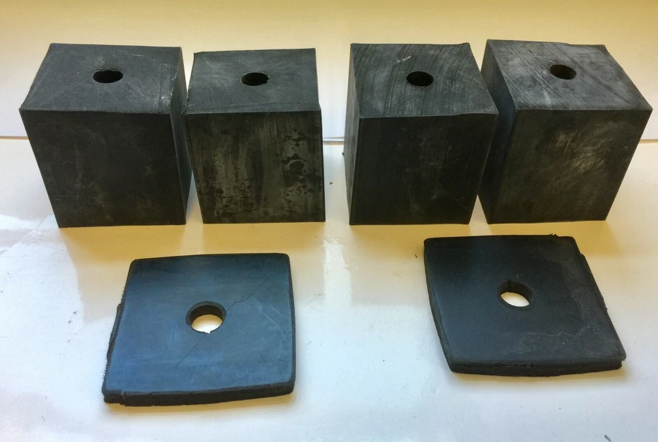 1947 - 1954 Chevy GMC Truck Bed Mounting Blocks w Pads Kit #724 FREE SHIPPING - Image 2 of 4