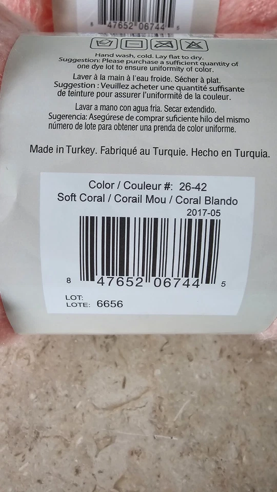 Premier Yarns Couture Jazz Yarn 26-10 Soft Coral 16.5 yards 3.5 ounces Pack of 2 - Image 4 of 4