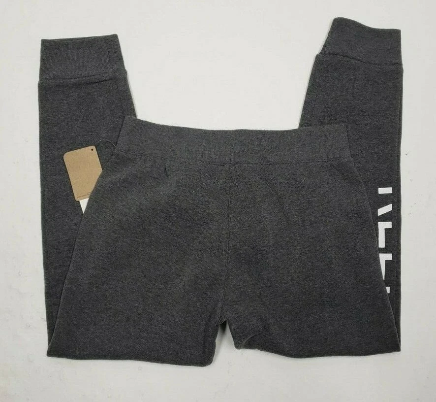 Pantalones deportivos para correr Reebok de ajuste regular gris pequeño 8 para niños Foto 2 de 4
