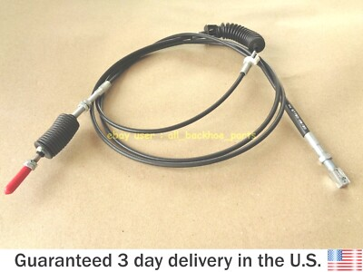 #ad JCB BACKHOE THROTTLE CONTROL CABLE ASSEMBLY PART NO. 333 F4489 910 60176 $69.95