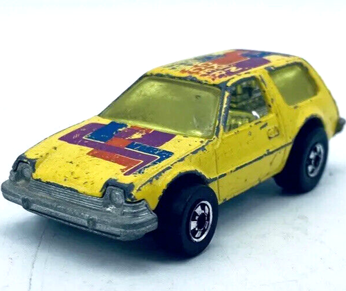 Mattel Hot Wheels Packin' Pacer Diecast Yellow Car Hong Kong Vtg 1977 Toy 1:64 - Picture 2 of 12