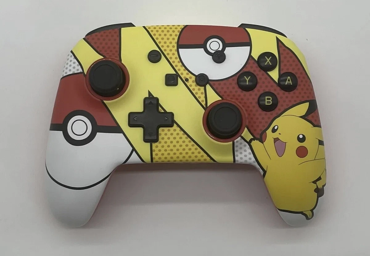 Pokemon Pikachu Nintendo Switch Pro Controller Power A Enhanced No