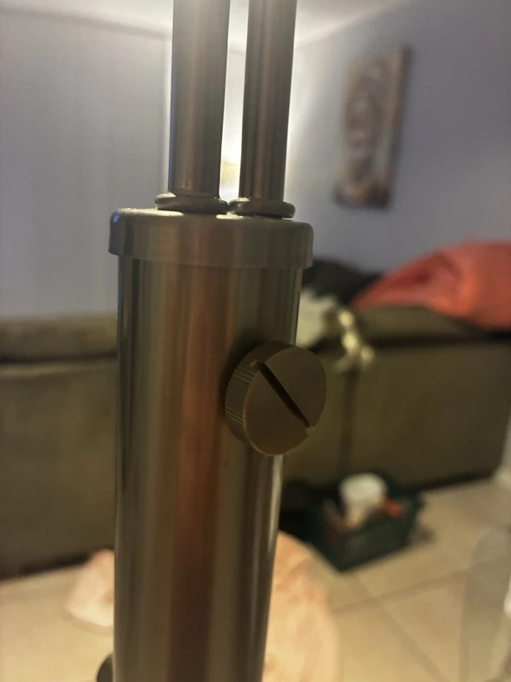 Lite Source LS-83702 Ladessa Arc Lamp Silver - Image 3 of 4