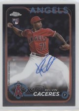2024 Topps Chrome Rookie Auto Kelvin Caceres #RA-KC Auto 1xd