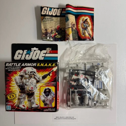 1983 Hasbro GIJOE ARAH Battle Armor S.N.A.K.E.  MIB New Sealed Contents
