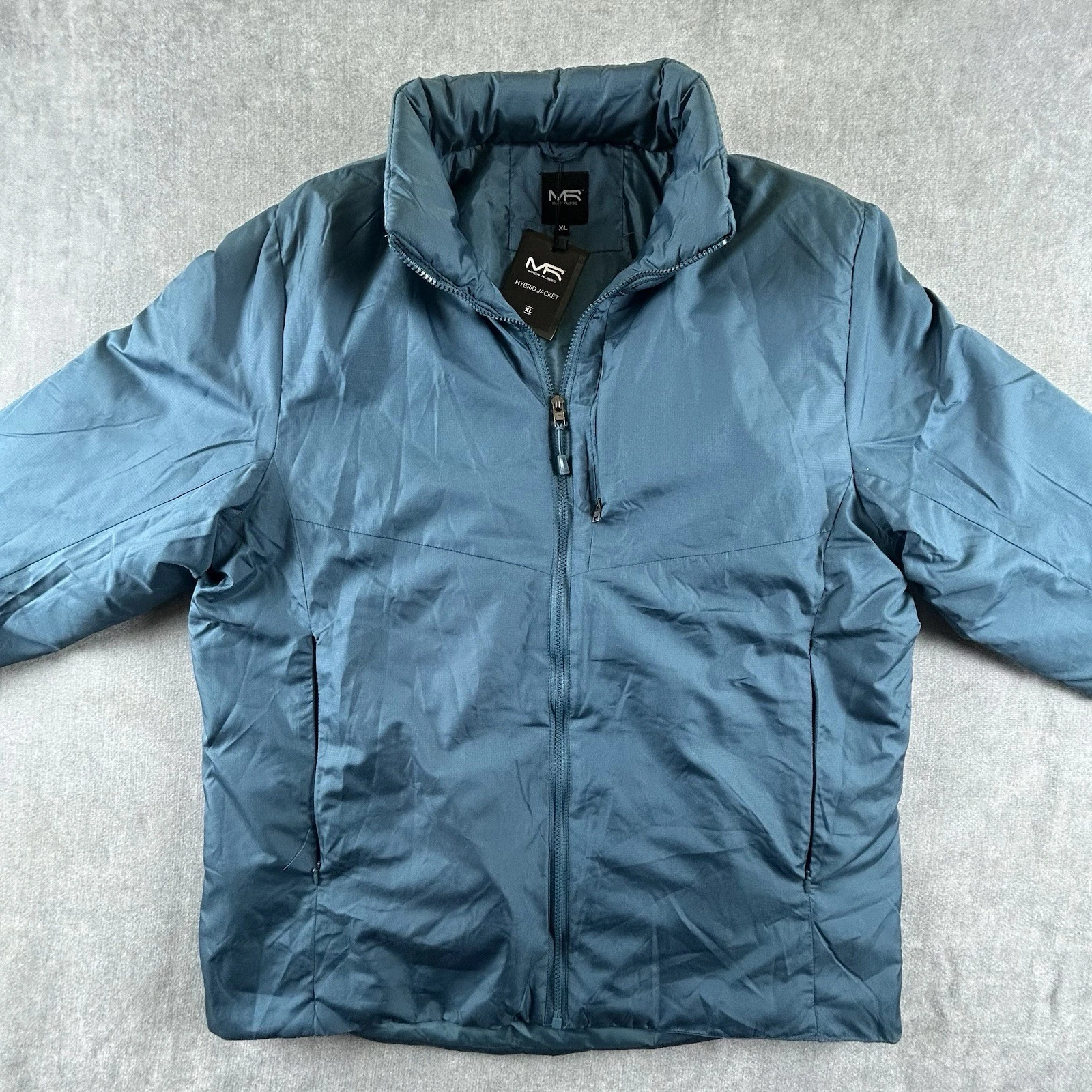 Mack Russo Hybrid Jacket Mens XL Blue Full Zip Lightweight Insulated Coat - NWT
Opens in a new windo