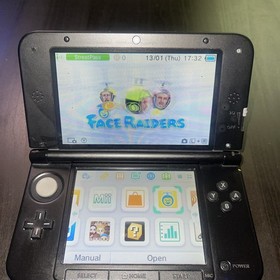 Nintendo 3DS XL Red Black USA TESTED WORKING SPR-001 Read Description 👀