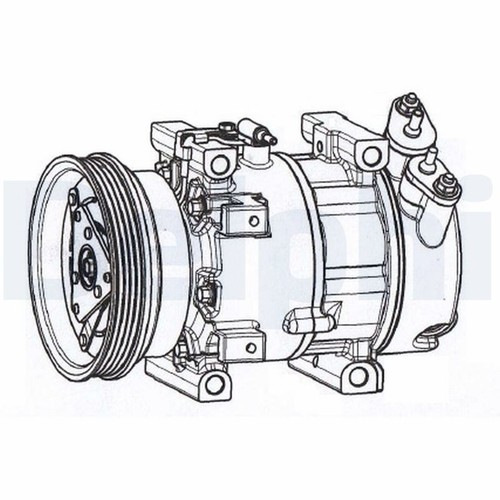 DELPHI Kompressor Klimaanlage CS20533 für MCV RENAULT DACIA SANDERO EXPRESS 12V - Bild 1 von 7