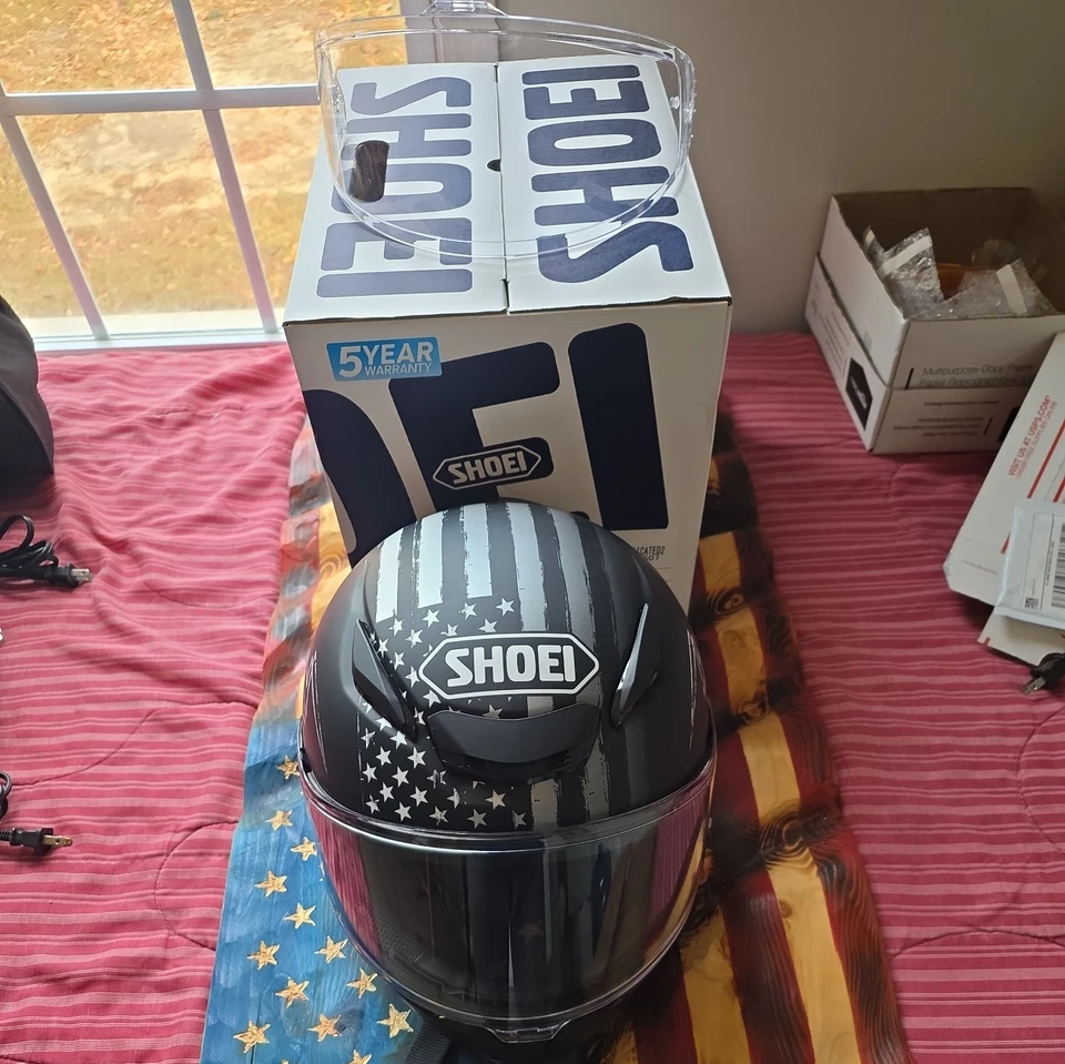 Casco Shoei RF-1400 negro EE. UU. Talla XL usado unas 6 veces en muy buen estado  Foto 3 de 4