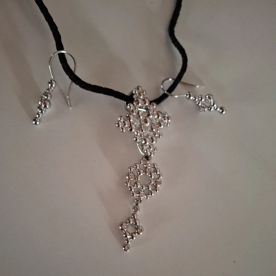 SET- Pierre Lang Kette und Ohrringe - 1 x Getragen aufbewahrt immer in der Box - Bild 4 von 4