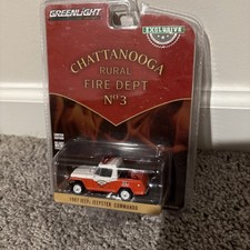 Brand New Greenlight Chattanooga Fire Dept Diecast 1:64 1967 Jeep Commando