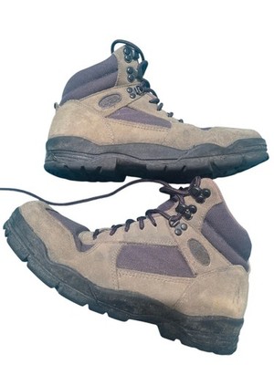 Vasque Alpha 7455 Hiking Boots Men's 10 Vintage Brown Suede And Textile U.2 