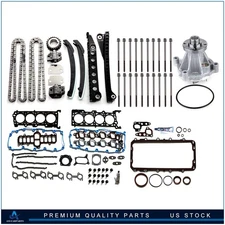 Full Gasket Set Water Pump Timing Chain Kit For 99 Ford Expedition 5.4L V8 SOHC
