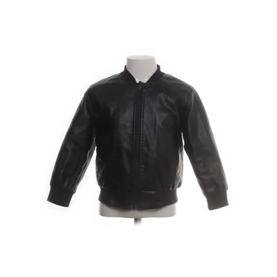 Bomberjacke, Unisex (Kinder), Größe: 110, Schwarz/Weiß, Polyester #2hc