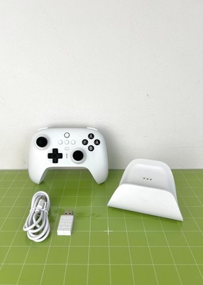 8BitDo Ultimate Bluetooth Controller with Charging Dock - White