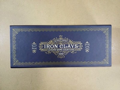 Iron Clays 100 Luxury Gaming Counters - Limited Edition - Roxley Games - unbenutzt