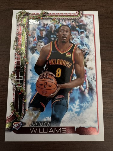 Jalen Williams #SSV-DM 2025 Topps Holiday SSP Variation card