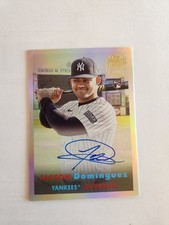 2024 Topps Archives JASSON DOMINGUEZ Rookie Holofoil Auto /99 Yankees RC #FF-JD