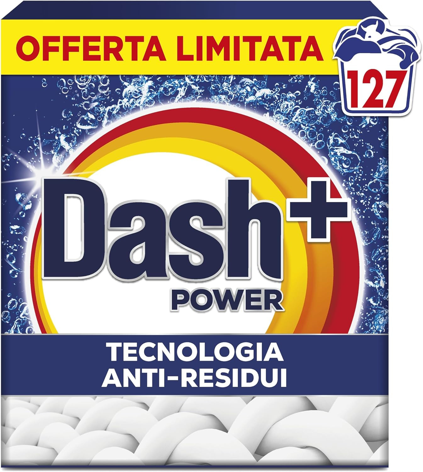 Dash Polvere 127 Lavaggi: Profumo di Pulito e Bianchi Impeccabili