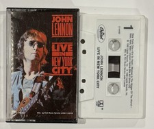 John Lennon Live In New York City Cassette 