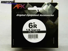 AFX HO SLOTCAR 6" RADIUS 1/8 CURVE TRACK 2 PACK 1:64 to 1:87 scale AFX70611