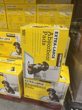 Kirkland Signature Extra Large Absorbent Multipurpose Pads 100 Count Puppy Pads