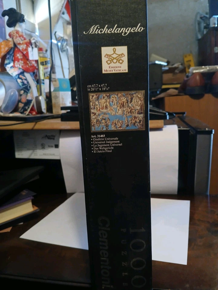 The Judgment Michelangelo 1000 Piece Jigsaw Puzzle Art OPEN BOX - Image 4 of 4