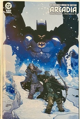 DC Comics Batman/Green Arrow/The Question: ARCADIA #3 Gabriel Hardman Cover. NEW