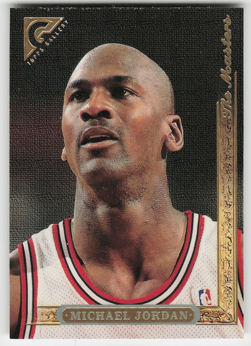 1995-96 Topps Gallery #10 Michael Jordan BASKETBALL Chicago Bulls