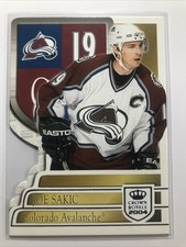Joe Sakic 2003-04 Crown Royale #26 BLUE FOIL PARALLEL SP AVALANCHE/850
