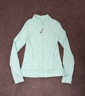 Ivivva By Lululemon Athletic Full Zip Up Define Jacket Mint Green Girls Size 14 