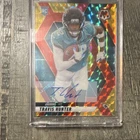 2025 Panini Mosaic Travis Hunter #301 Jaguars RC Auto Mosaic Parallel NFL Card