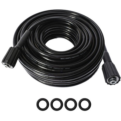 #ad #ad 25FT High Pressure Washer Extension Hose 1 4quot; inch M22 14mm 15mm Fittings Kin... $37.54