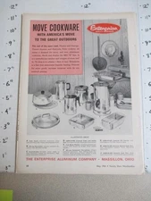 trade magazine ad 1964 ENTERPRISE Aluminum Massillon OH coffee pot cookware