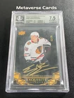 2024-25 The Cup Hockey Exquisite Black Auto Gold Ink Connor Bedard 01/25 BGS 7.5