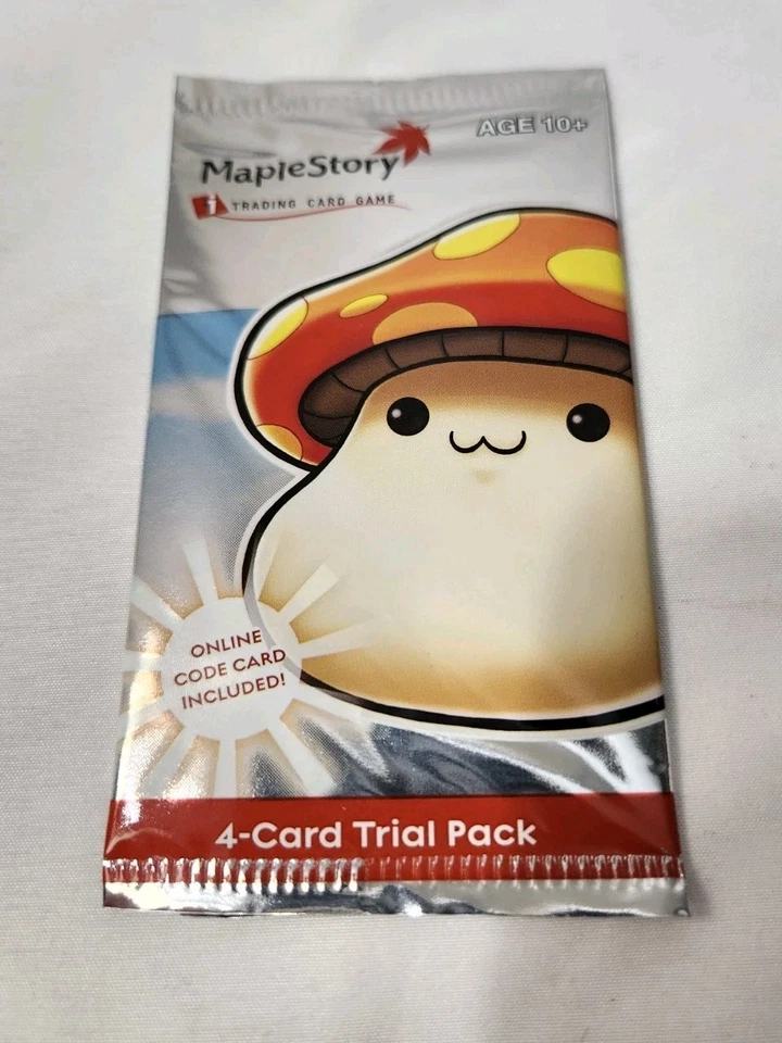 Коллекционная карта MapleStory 4 карты пробная упаковка новая запечатанная 2007 Wizards Of The Coast - Изображение 3 из 4