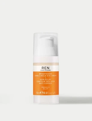New REN Clean Skincare Radiance Brightening Dark Circle Eye Cream 15ml