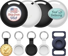 Air Tracker Tags-4 Pack, IP67 Waterproof, MFi Certified, Works w/ Apple Find My
