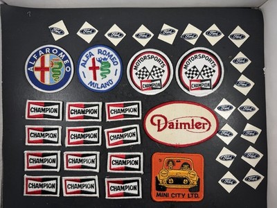 Ford, Daimler, Champion Spark Plug, Alfa Romeo Patch Lot 