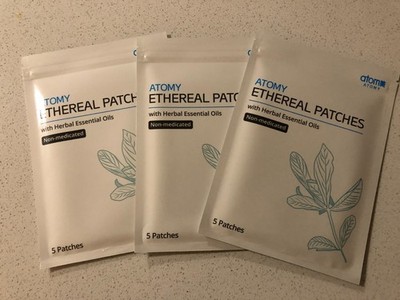 ATOMY   Ethereal Oil Pain Relief Patch 3 Packs (5pcs/pack)  Non- Medicated