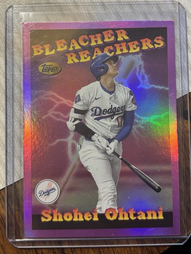 Topps 2025 Update Pink Foil Shohei Ohtani Dodgers BR-1 Bleacher Reachers Insert
