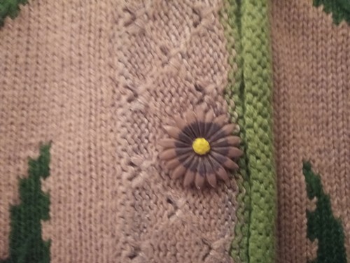 Cárdigan Floral Vintage Storybook Knits HSN Verde Púrpura Bordado 3XL NUEVO CON ETIQUETAS - Imagen 4 de 6