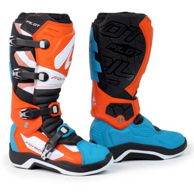motocross boots | Forma PILOT boots orange offroad tech mx dirt motorcycle adv
