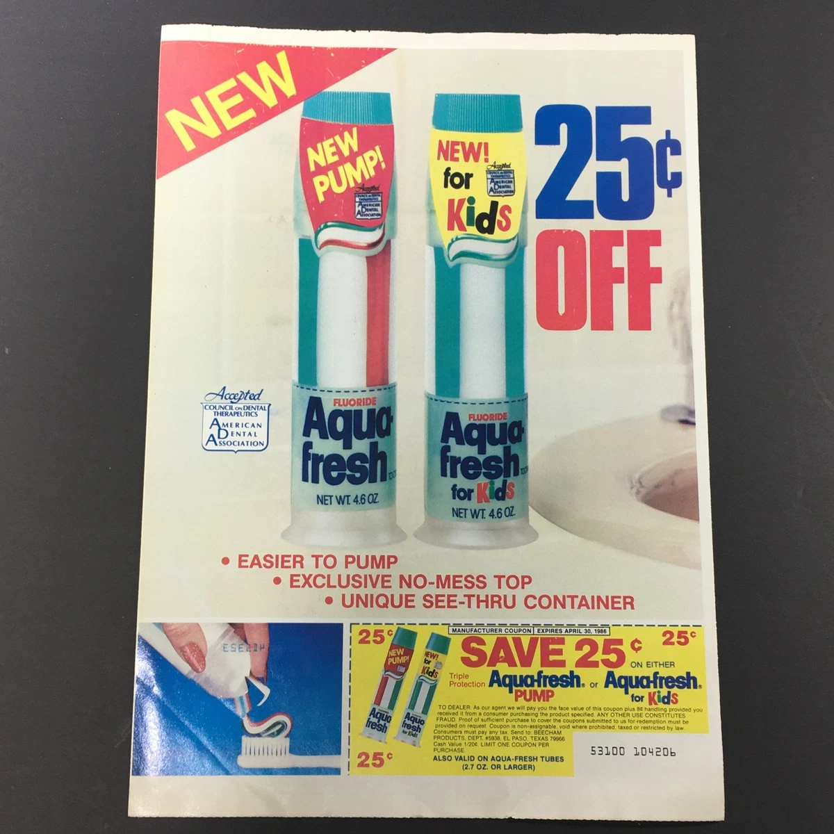 Aquafresh Toothpaste Coupons