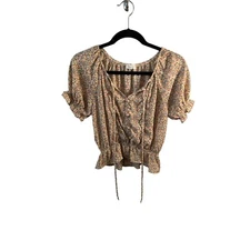 Sienna Sky floral blouse size small