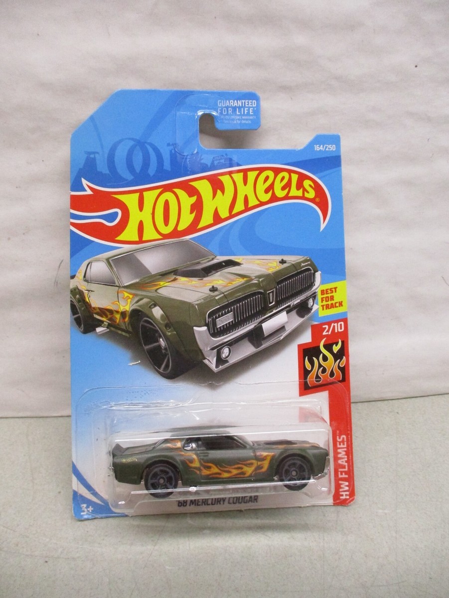 ミニカー hot wheels 68 MERCURY COUGAR HW FLAMES Hot Wheels '68 Mercury Cougar - Flames 2/5 - Mercury Cougar
