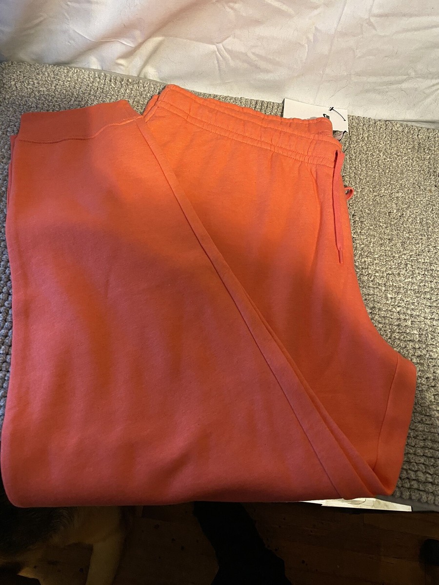 Nike Sportswear Women's Joggers Standard Fit Mid Rise Orange