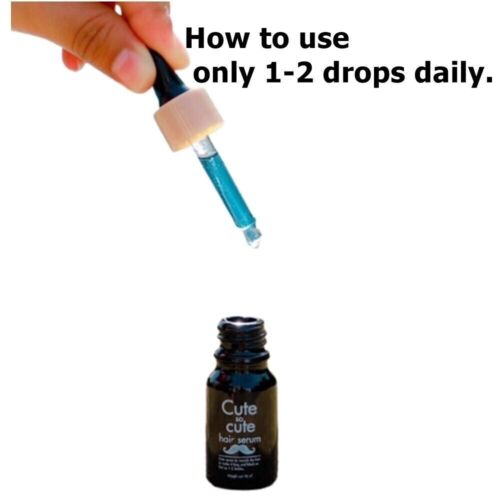 10 Cute So Cute Hair Serum Grow Eyebrow Hair Mustache Beard Eyelashes Herbal Ext - Picture 6 of 8