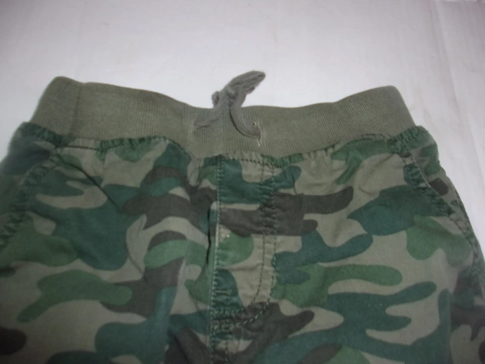 Cute Boys J Khaki Size 5 Cargo Camo Camouflage Pants Elastic Waist Winter Fall - Image 3 of 4